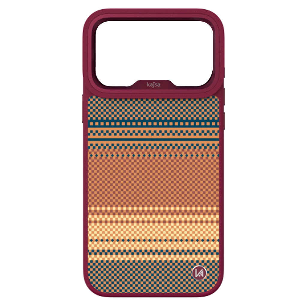 Чехол (накладка) Apple iPhone 18 Pro, Kajsa Resort Gradient Stripe, MagSafe, Вишневый - № 1 Чехол (накладка) Apple iPhone 18 Pro, Kajsa Resort Gradient Stripe, MagSafe, Вишневый - № 1