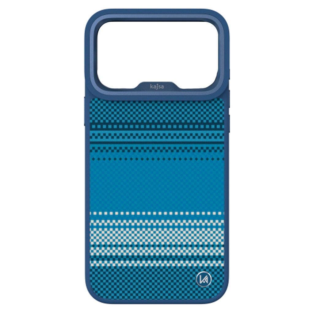 Чохол (накладка) Apple iPhone 18 Pro, Kajsa Resort Gradient Stripe, Steel Blue, MagSafe, Синій - № 1 Чохол (накладка) Apple iPhone 18 Pro, Kajsa Resort Gradient Stripe, Steel Blue, MagSafe, Синій - № 1