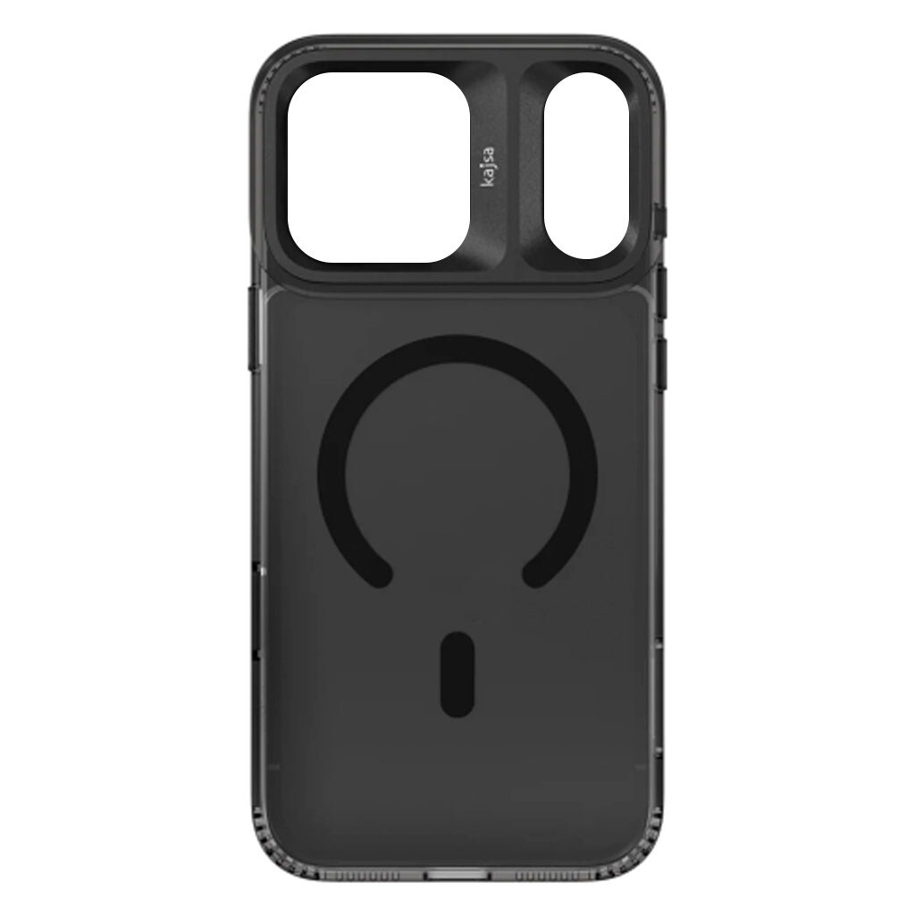 Чехол (накладка) Apple iPhone 18 Pro, Kajsa Trans-Shield, MagSafe, Black Smoke, Черный - № 1 Чехол (накладка) Apple iPhone 18 Pro, Kajsa Trans-Shield, MagSafe, Black Smoke, Черный - № 1