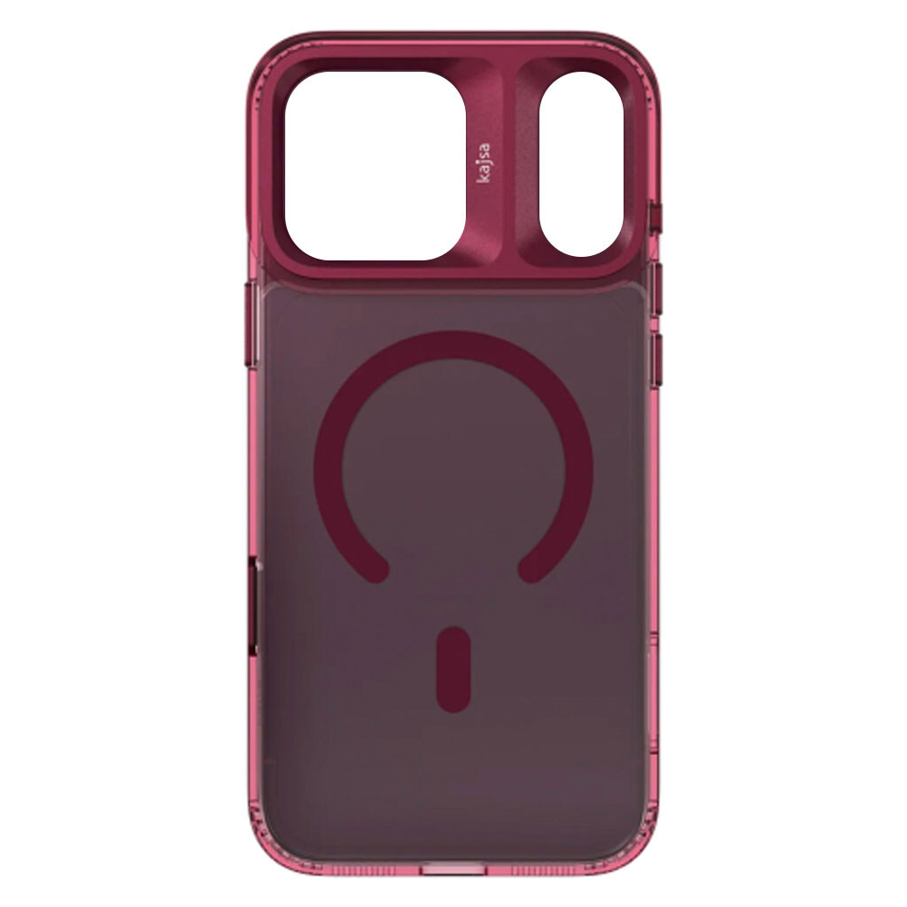 Чехол (накладка) Apple iPhone 18 Pro, Kajsa Trans-Shield, MagSafe, Вишневый - № 1 Чехол (накладка) Apple iPhone 18 Pro, Kajsa Trans-Shield, MagSafe, Вишневый - № 1
