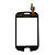 Тачскрін (сенсор) Samsung S5670 Galaxy Fit, чорний - № 3