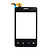 Тачскрін (сенсор) LG E405 Optimus L3 Dual, чорний - № 2