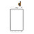 Тачскрин (сенсор) LG P715 Optimus L7 II Dual, белый - № 2