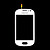 Тачскрін (сенсор) Samsung S6810 Galaxy Fame, білий - № 2