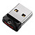 USB Flash SanDisk Cruzer Fit, 64 Гб., чорний - № 2
