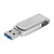 USB Flash T&G Metal 007 3 в 1, срібний, 16 Гб. - № 2
