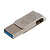 USB Flash T&G Metal 008 2 в 1, серебряный, 32 Гб. - № 2