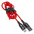 USB кабель Baseus CATCD-09, Type-C, 1.0 м., красный - № 2