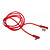 USB кабель XO NB28, microUSB, 1 м., червоний - № 2
