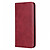 Чохол (книжка) ZTE Blade V2020 Smart, Leather Case Fold, Темно червоний, Червоний