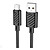 USB кабель Hoco X88, MicroUSB, 1.0 м., Черный