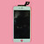 Дисплей (екран) Apple iPhone 6S Plus, High quality, З рамкою, З сенсорним склом, Білий
