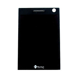 Дисплей (екран) HTC P3700 Touch Diamond, З сенсорним склом, Чорний