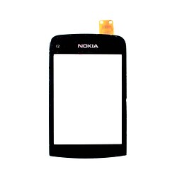 Тачскрин (сенсор) Nokia C2-02 / C2-03 / C2-06 / C2-07 / C2-08, черный
