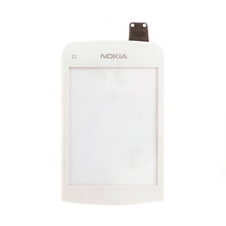 Тачскрін (сенсор) Nokia C2-02 / C2-03 / C2-06 / C2-07 / C2-08, білий