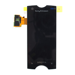 Дисплей (екран) Sony Ericsson ST18i Xperia RAY, З сенсорним склом, Чорний