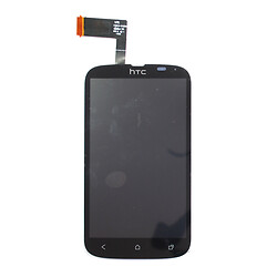 Дисплей (екран) HTC T328w Desire V, З сенсорним склом, Чорний