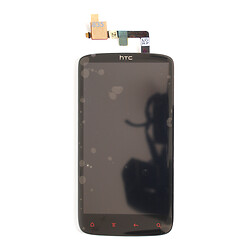 Дисплей (екран) HTC Z710e Sensation G14 / Z715e Sensation XE G18, з сенсорним склом, чорний