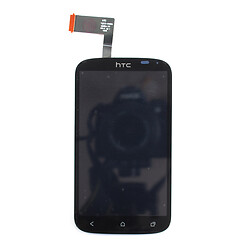 Дисплей (экран) HTC T328e Desire X, С сенсорным стеклом, Черный