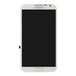 Дисплей (екран) Samsung I317 Galaxy Note 2 / N7100 Galaxy Note 2 / N7105 Galaxy Note 2 / T889 Galaxy Note 2, з сенсорним склом, білий