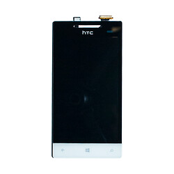 Дисплей (екран) HTC A620e Windows Phone 8S / A620t Windows Phone 8S, З сенсорним склом, Білий