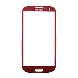 Стекло Samsung I747 Galaxy S3 / I9300 Galaxy S3 / I9300i Galaxy S3 / I9301 Galaxy S3 Neo / I9305 Galaxy S3 Lte / R530 Galaxy S3, красный