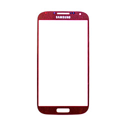 Стекло Samsung I545 Galaxy S4 / I9500 Galaxy S4 / I9505 Galaxy S4 / I9506 Galaxy S4 / I9507 Galaxy S4 / M919 Galaxy S4 / i337 Galaxy S4, красный