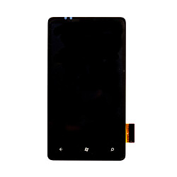 Дисплей (экран) HTC T9292 HD7, С сенсорным стеклом, Черный
