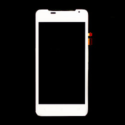 Дисплей (екран) HTC Z321e One J, з сенсорним склом, білий