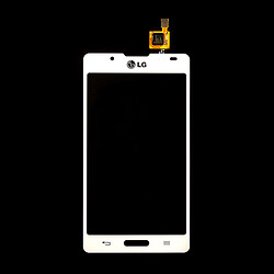 Тачскрін (сенсор) LG P710 Optimus L7 II / P713 Optimus L7 II / P714 Optimus L7 II, Білий