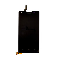 Дисплей (екран) Huawei Ascend G700, з сенсорним склом, чорний