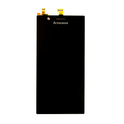 Дисплей (екран) Lenovo K900, High quality, Без рамки, З сенсорним склом, Чорний