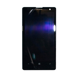 Дисплей (экран) Nokia Lumia 1020, Original (PRC), С сенсорным стеклом, С рамкой, Черный