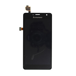 Дисплей (экран) Lenovo K860, High quality, Без рамки, С сенсорным стеклом, Черный