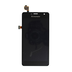 Дисплей (екран) Lenovo K860, High quality, Без рамки, З сенсорним склом, Чорний