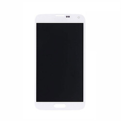 Дисплей (екран) Samsung G900F Galaxy S5 / G900H Galaxy S5, З сенсорним склом, Без рамки, TFT, Білий