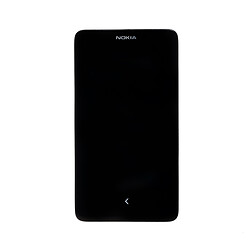 Дисплей (екран) Nokia X Dual Sim, З сенсорним склом, Чорний