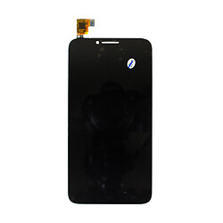 Дисплей (экран) Alcatel 6037 One Touch Idol 2, С сенсорным стеклом, Черный