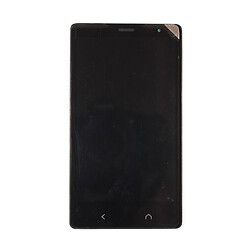 Дисплей (екран) Nokia X2 Dual Sim, З сенсорним склом, Чорний