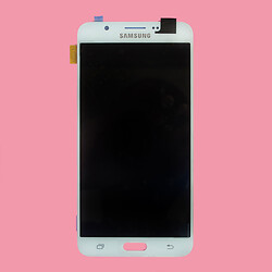 Дисплей (екран) Samsung A710 Galaxy A7 / A7100 Galaxy A7, З сенсорним склом, Білий