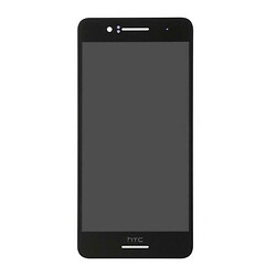 Дисплей (екран) HTC Desire 728G, З сенсорним склом, Чорний