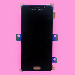 Дисплей (екран) Samsung A310 Galaxy A3 Duos, З сенсорним склом, Без рамки, TFT, Чорний