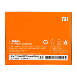 Акумулятор Xiaomi Redmi Note 2, BM45, Original