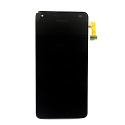 Дисплей (екран) Nokia Lumia 550, High quality, З сенсорним склом, З рамкою, Чорний