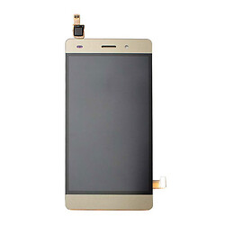 Дисплей (екран) Huawei Ascend P8, З сенсорним склом, Золотий