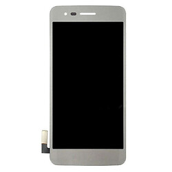 Дисплей (екран) LG K350E K8 / K350N K8, Original (PRC), З сенсорним склом, З рамкою, Білий