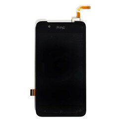 Дисплей (екран) HTC Desire 210, З сенсорним склом, Чорний