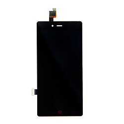 Дисплей (екран) ZTE Nubia Z9 mini, З сенсорним склом, Чорний