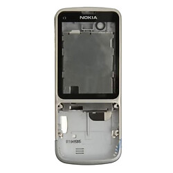 Корпус Nokia C3-01, High quality, Серебряный