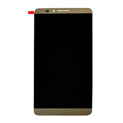 Дисплей (экран) Huawei Ascend Mate 7, High quality, Без рамки, С сенсорным стеклом, Золотой